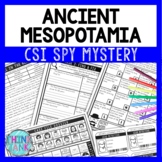 Ancient Mesopotamia Reading Comprehension CSI Spy Mystery 