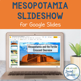 Ancient Mesopotamia Slideshow with Guided Notes Sheet | Po