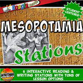 Ancient Mesopotamia Stations: Graphic Organizer & Google Reading Investigation
