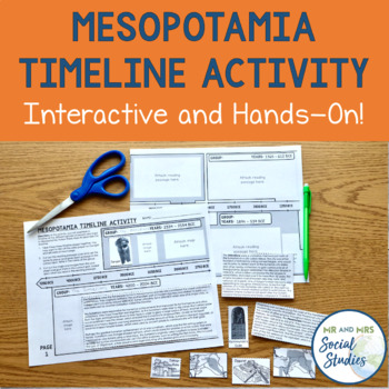 Preview of Ancient Mesopotamia Timeline Activity | Interactive Timeline Project