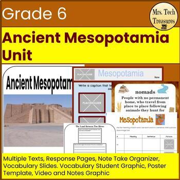 Preview of 6th Grade Ancient Civilizations: Mesopotamia Unit