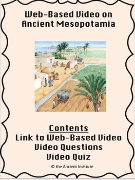 Preview of Ancient Mesopotamia Video Bundle:  In-Person, Online, or Distance Learning