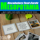 Ancient Mesopotamia Vocabulary Task Cards