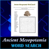 Ancient Mesopotamia Word Search Puzzle