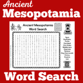 Ancient Mesopotamia | Word Search Worksheet Activity | 2nd