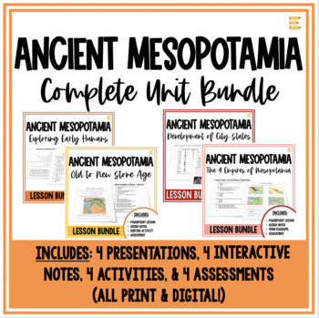 Preview of Ancient Mesopotamia World History Unit Bundle - Ancient Civilizations
