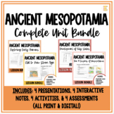 Ancient Mesopotamia World History Unit Bundle - Ancient Ci