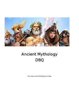 Preview of Ancient Mythology DBQ