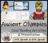 Ancient Olympic Games Close Reading Comprehension Activity