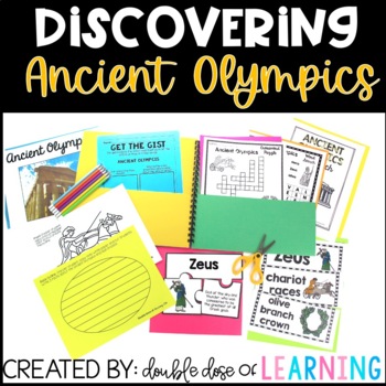 Preview of Ancient Olympics Research unit with PowerPoint