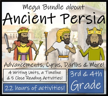 Preview of Ancient Persia Mega Bundle of Activities | 3rd Grade & 4th Grade