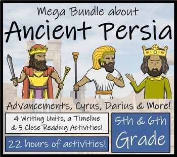 Preview of Ancient Persia Mega Bundle of Activities | 5th Grade & 6th Grade
