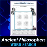 Ancient Philosophers Word Search Puzzle
