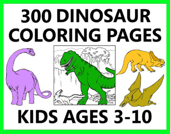 25 dinosaur clipart & coloring pages offer some prehistoric fun, at