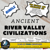 Ancient River Valley Civilization Stations, Worksheet, Sli