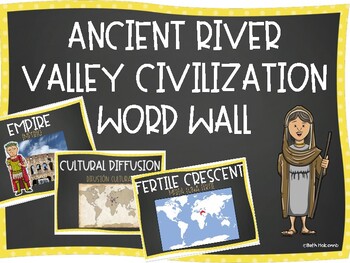 Preview of Ancient River Valley Civilizations Word Wall