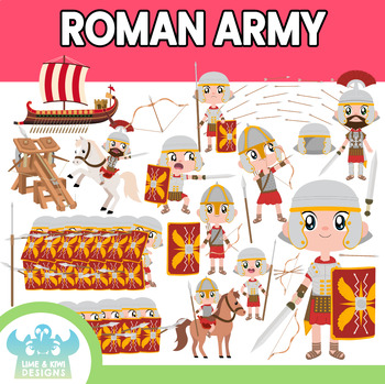 roman battle clipart