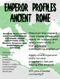 Ancient Roman Emperors Profile and Discussion Board Kit!