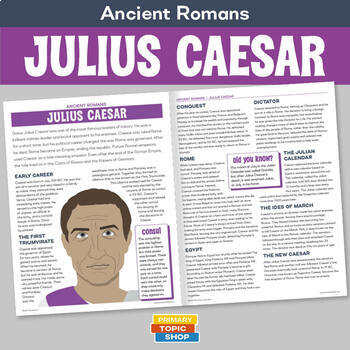Preview of Ancient Romans - Julius Caesar