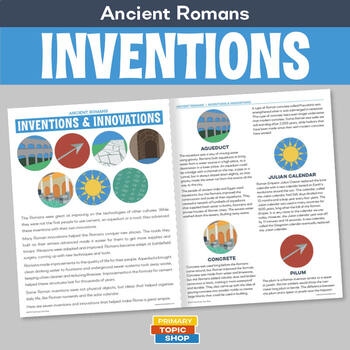 Preview of Ancient Romans - Inventions and Innovations