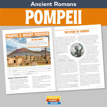 Preview of Ancient Romans - Pompeii and Mount Vesuvius