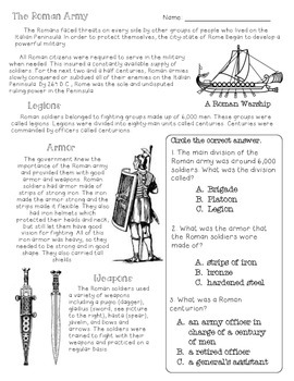 Ancient Rome Activities, Worksheets, & Handouts by Free to Teach