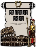 Ancient Rome {Activities, Worksheets, & Handouts}