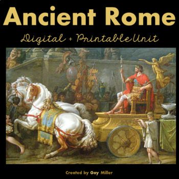 Preview of Ancient Rome Activities and Lessons Digital + Printable Unit