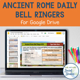 Ancient Rome Bell Ringers for Google Drive | Bell Work