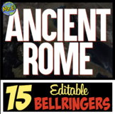 Ancient Rome Bellringers and Warmups for Ancient World History 