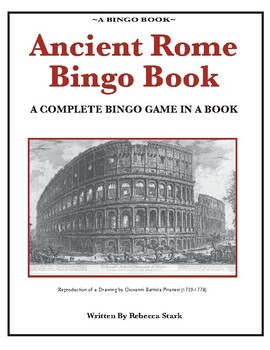 Preview of Ancient Rome Bingo Book