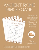 Preview of Ancient Rome Bingo Game
