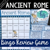 Ancient Rome Bingo Unit Review & Test Prep for Roman Repub