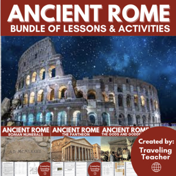 Preview of Ancient Rome Bundle: Colosseum, Gladiators, Gods & Goddesses, Myths, Pompeii