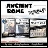 Ancient Rome Student-Centered Bundle! (Map, Readings, and Bio Research)