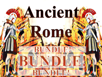 Preview of The Ancient Rome BUNDLE! Conquer Your Roman Unit with Epic Resources!