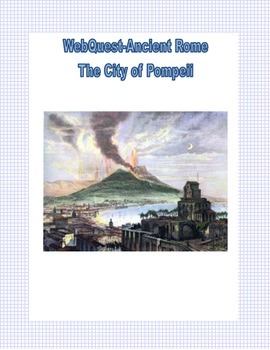 Preview of Ancient Rome City of Pompeii Webquest - Nonfiction Reading and Research