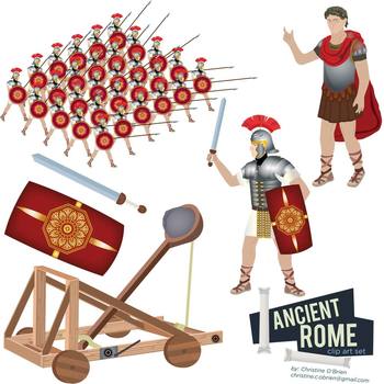 Preview of Ancient Rome Clip Art Set