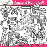 Ancient Rome Clipart: Gods, Coins, and Chariot Racer Clip 