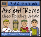 Ancient Rome Close Reading Comprehension Activity Bundle |