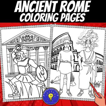 Preview of Ancient Rome Coloring Pages | Roman Empire Coloring Sheets