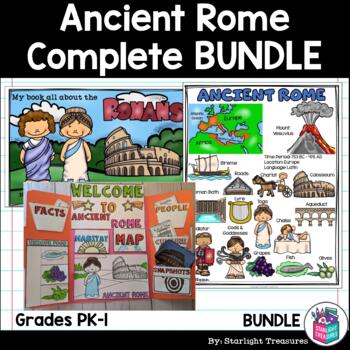 Preview of Ancient Rome Complete Study for Early Readers - Ancient Rome Bundle