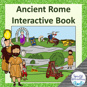Preview of Ancient Rome Create-a-Scene Interactive Book