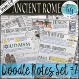 Ancient Rome Doodle Notes Set 7 for Judaism and Christiani
