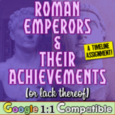 Ancient Rome Emperors Timeline Student Stations Activity