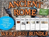 Ancient Rome - Emperors - Webquest Bundle (6 Webquests)