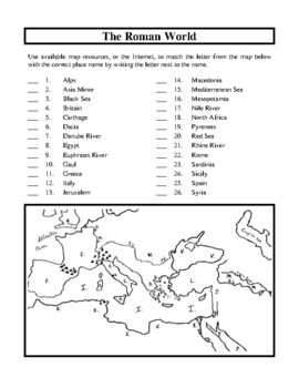 Ancient Rome, The Empire Unit, Handouts and Worksheets by Brilliance