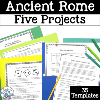 Preview of Ancient Rome Five Projects Mini Bundle