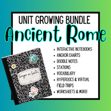 Ancient Rome Growing Bundle (Interactive Notebooks, Vocab,