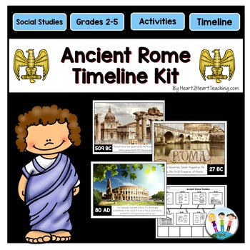 Preview of Ancient Rome History Timeline Posters & Bulletin Board Kit